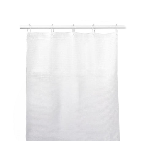 Polyester Bathroom Curtain White Dots 180x180cm