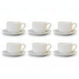 Porcelain Cup & Saucer 220ml White (Set of 12)