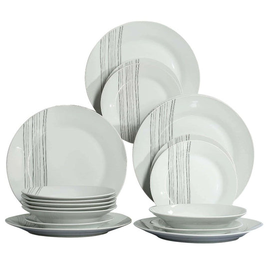 Porcelain Dinner Set (18 Piece Set)