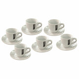 Porcelain Coffee Cup With Saucer 200ml (Set of 6pcs)