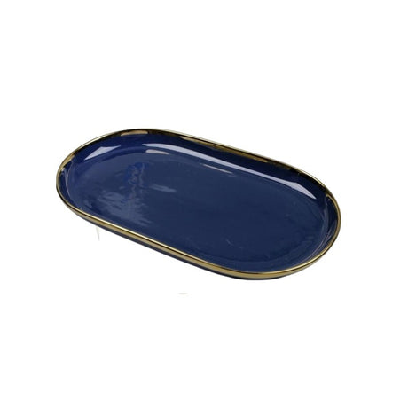 Porcelain Dinner Serving Oval Plate 12"