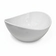 Porcelain Oval Salad Bowl 21cm White