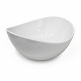 Porcelain Oval Salad Bowl 21cm White