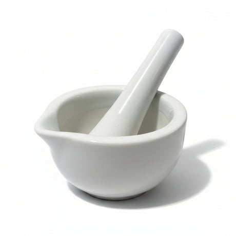 Porcelain Pestle And Mortar 9cm