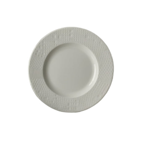 Porcelain Round Serving Plate White (Set of 7pcs)