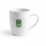 Porcelain Serving Mug 350ml White Hand Made