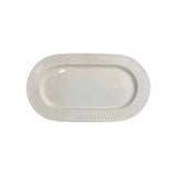 Porcelain Serving Oval Plate 13.5" White