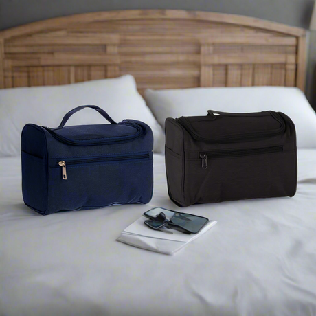 Portable Travel Bag Set Black & Blue
