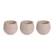 Pots Water Reservoir 13cm Taupe Set of 3