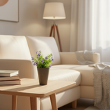 Artificial Potted 6 Petals Flowers Assorted Colors