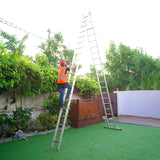 Aluminium Industrial Ladder 2*20 Stpes (2*6Mt) - A Type Premium