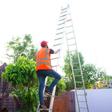 Aluminium Industrial Ladder 2*20 Stpes (2*6Mt) - A Type Premium