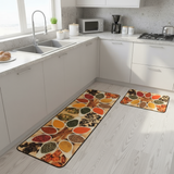Premium Padded Anti slip Kitchen Mat Set-3D Spices