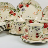 Priscilla With Banding 85Pcs Dinner Set