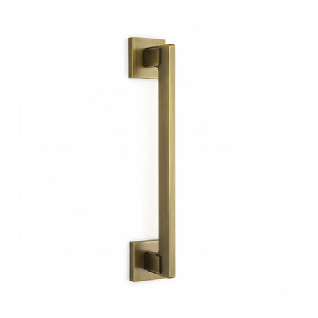 Pull Handle On Straight Square Rose WAB