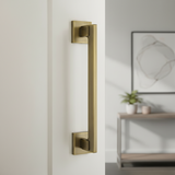 Pull Handle On Straight Square Rose WAB