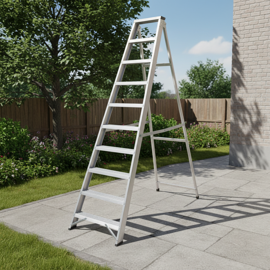 10 Steps Aluminium Ladder Heavy Duty
