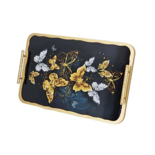 Rectangular Serving Tray Butterfly