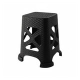 Rattan Big Stool Black