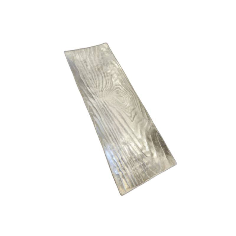 Rectangle Log Dish Silver