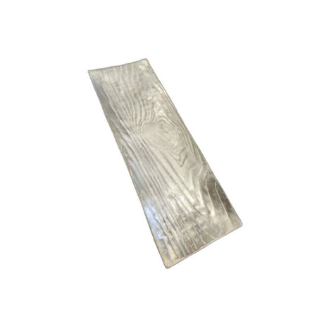 Rectangle Log Dish Silver