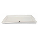 Rectangle Porcelain Serving Tray 40.7cm White