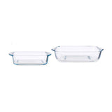 Rectangle Trays Borcam Set of 2pcs 1320ml & 1950ml