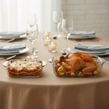 Rectangle Trays Borcam Set of 2pcs 1320ml & 1950ml