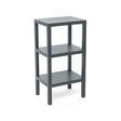 Rectangular Rack Lombok 3 Levels Grey