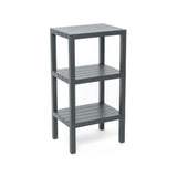 Rectangular Rack Lombok 3 Levels Grey