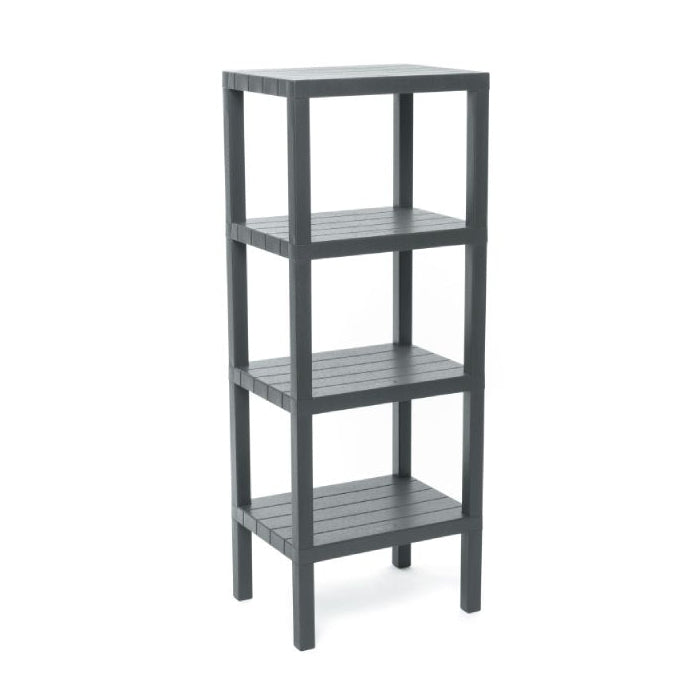 Rectangular Rack Lombok 4 Levels Grey