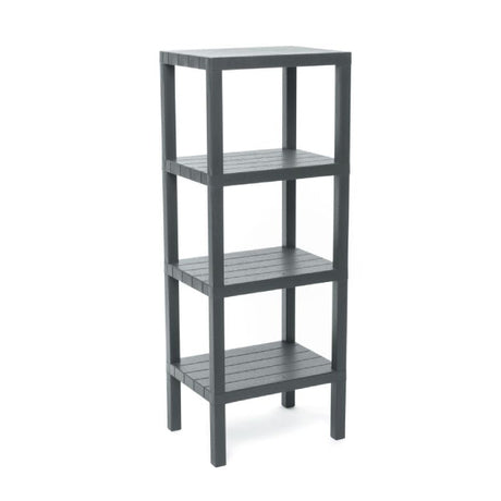 Rectangular Rack Lombok 4 Levels Grey