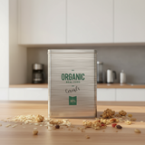 Rectangular Tin Cereal Container