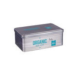 Rectangular Tin Tea Organic Can