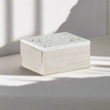 Rectangular White Wooden Box