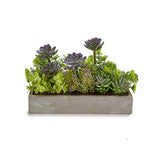Rectangular Window Box Grey Mix