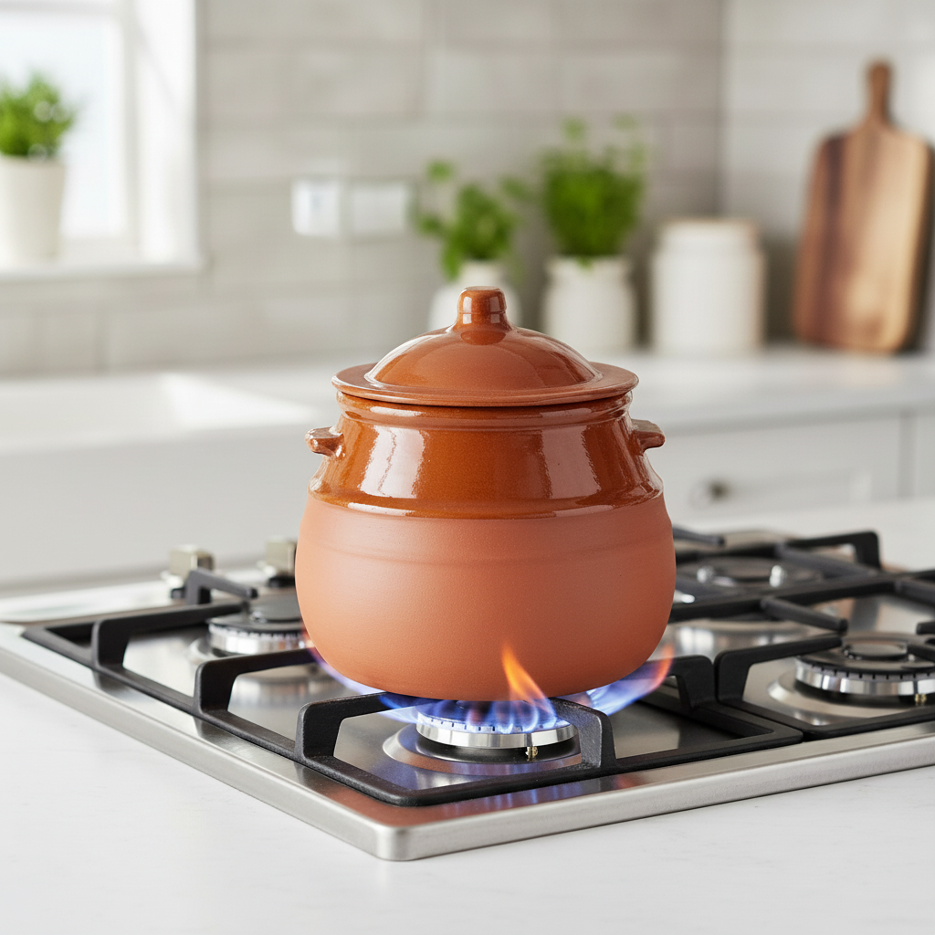 Refractory Clay Cooking Pot 3.5Ltr