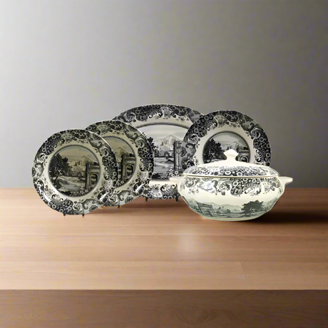 Rome Grey Dinner Set 85pcs