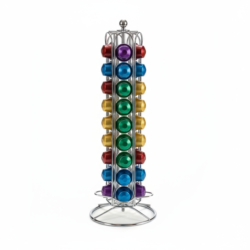 Rotating Coffee Capsule Holder 36 Capsules Small
