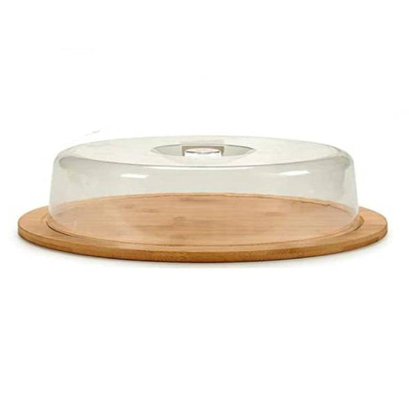 Round Bamboo Cheese Board With Dome