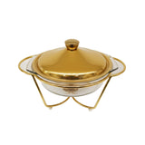Round Burner Dish 2L Gold