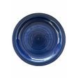Round Dinner Flat Plate With Edge 27cm Blue