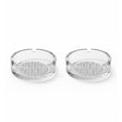 Round Glass Ashtray 10.5cm (Set of 2)
