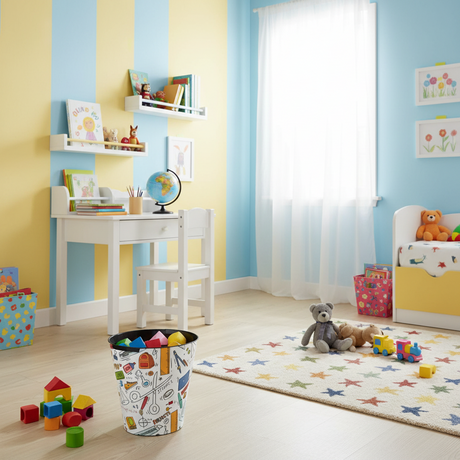 Round Plastic Bin School