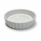 Round Porcelain Ashtray White 11.5cm