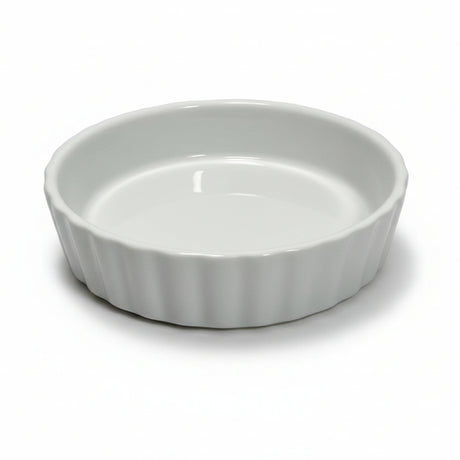 Round Porcelain Ashtray White 11.5cm