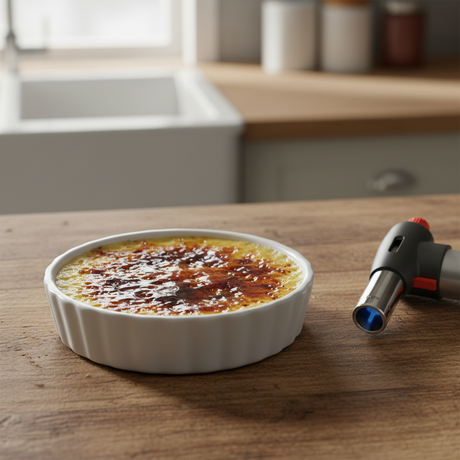 Round Porcelain Pie Dish White 11.5cm