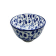 Round Serving Bowl 4.75" Blue Flower