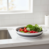 Round Strainer White and Grey 20cm