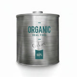 Round Tin Cookies Organic Can